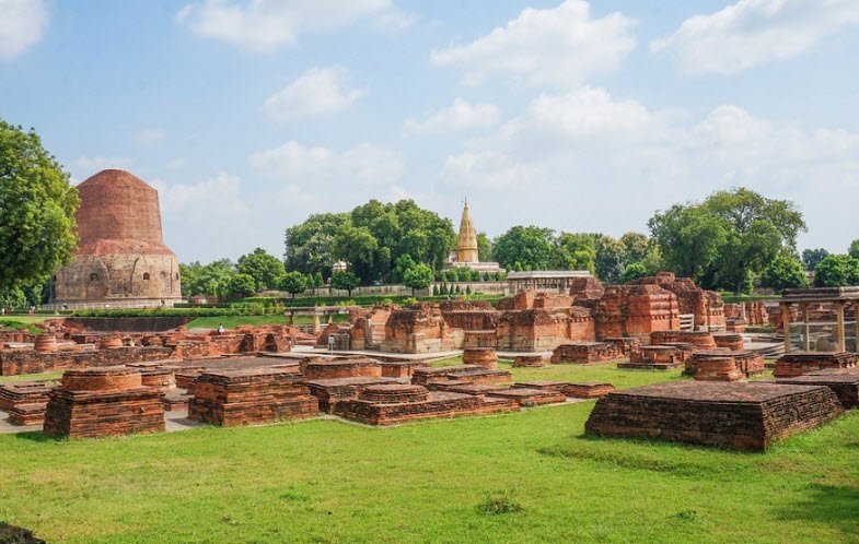 Archaeological Buddhist Remains of Sarnath, Varanasi, Uttar Pradesh - Vushii.com